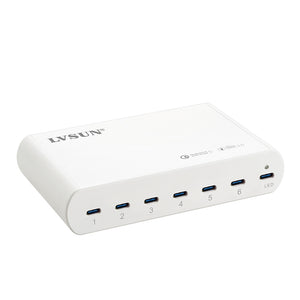 150W 6-Port USB-C Charging Station