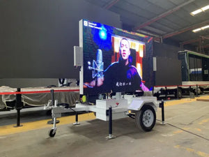 4㎡ Energy saving led screen solar trailer for 24/7 Operation