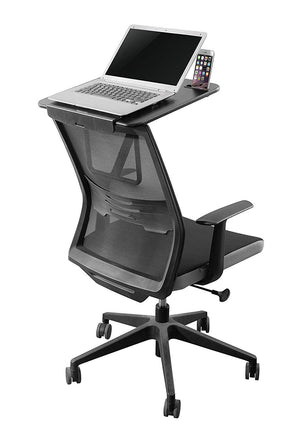 Chair to standing desk converter I affordable standing desk that attaches to your office chair I Portable Foldable standing desk