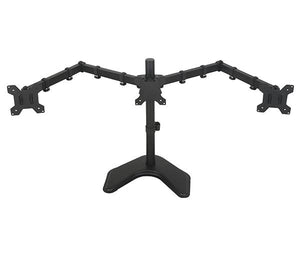 Desktop Triple LCD Monitor Three LCD Arm Monitor Mount Stand Adjustable 3 Screens Fit for 10"-27" Max Support (EF003)