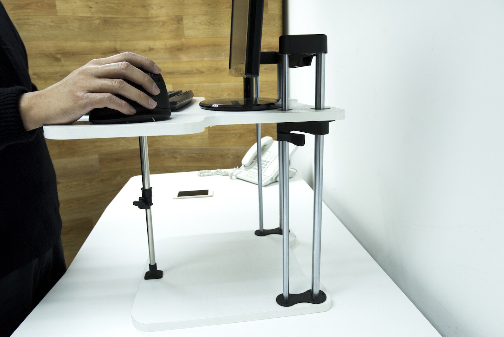Adjustable Sit to Stand Standing Desk On Top Of Your Existing Desk SSD