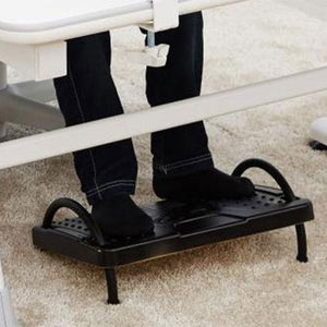 Adjustable Height Ergonomic Footrest for Office, Under Desk Foot stool , Textured surface massages the soles of your feet for stress reduction (Model Fr01)