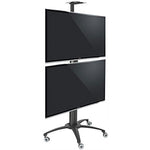 2 or Dual TV Cart Vertical Mounting for Advertsing or Conference RKDV